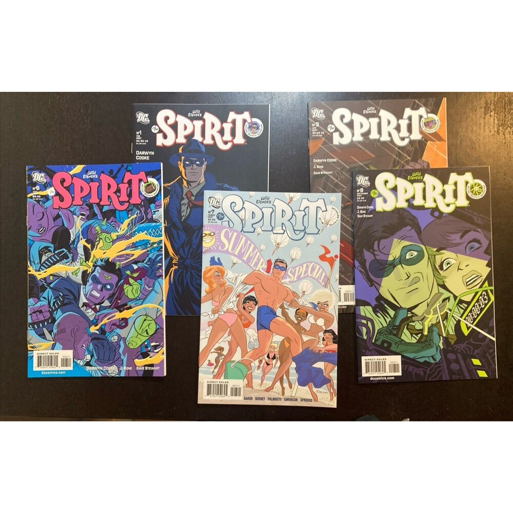 The Spirit: Assorted Set Including No. 1, 3, & 6-8. DC Comics (2007)